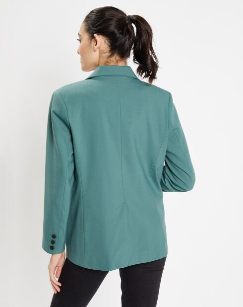 Blazer droit en Laine mélangée Cléo Oversize vert