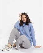 Sweat à capuche en Coton Bio Bahut bleu moyen