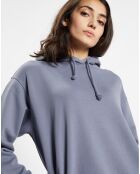 Sweat Oversize en Coton biologique Bahut bleu grisé