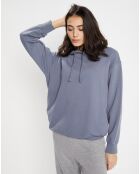 Sweat Oversize en Coton biologique Bahut bleu grisé