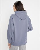 Sweat Oversize en Coton biologique Bahut bleu grisé