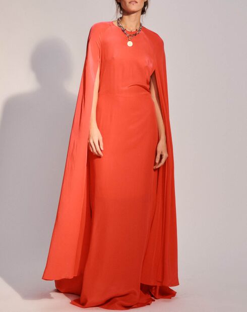 Robe Cape Sorella corail