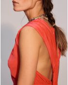 Robe Cape Sorella corail