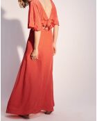 Robe dos Nu Sorella corail