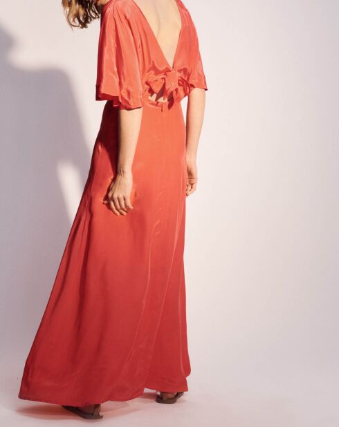 Robe dos Nu Sorella corail