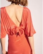 Robe dos Nu Sorella corail