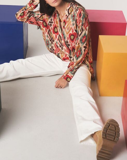 Ecrufarbenes Hemd Heloise