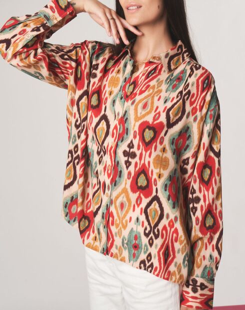 Ecrufarbenes Hemd Heloise