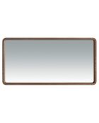 Miroir mural noyer - 100x50x7 cm