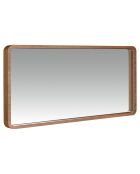 Miroir mural noyer - 100x50x7 cm