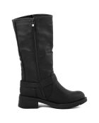 Bottes Flora noires - Talon 8 cm