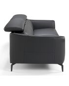 Canapé 2 places gris/argenté - 157x100x94 cm