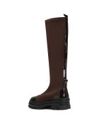 Bottes Dolly marron/noir - Talon 5.5 cm