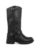 Bottes Flora noires - Talon 8 cm