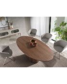 Fauteuil pivotant avec accoudoirs gris acier - 67x59x80 cm