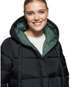 Doudoune Grace noir/vert