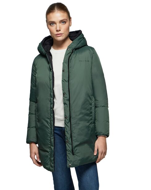 Doudoune Grace noir/vert
