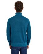 Pull en Coton mélangé Kano bleu pétrole
