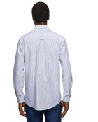 Chemise 100% Coton Ribgy go oxford bleue