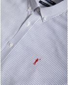 Chemise 100% Coton Ribgy go oxford bleue
