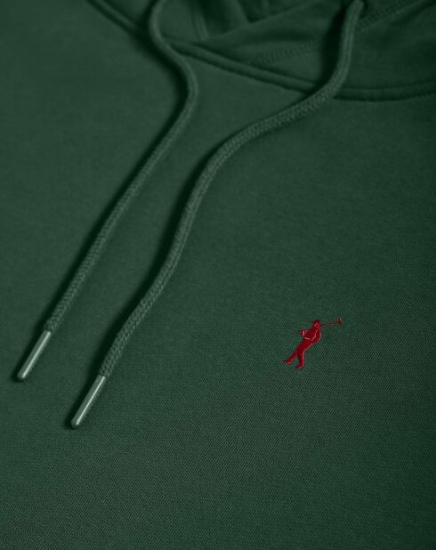 Sweatshirt James green van 100% katoen