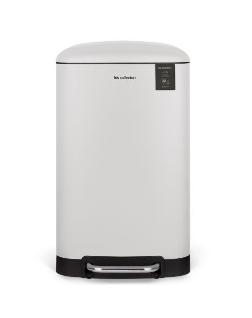 Poubelle pédale blanche - 30L
