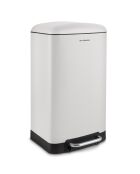 Poubelle pédale blanche - 30L