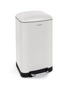 Poubelle pédale blanche - 30L