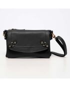 Pochette en Cuir de Vachette Joe noir - 20x12.5x3 cm