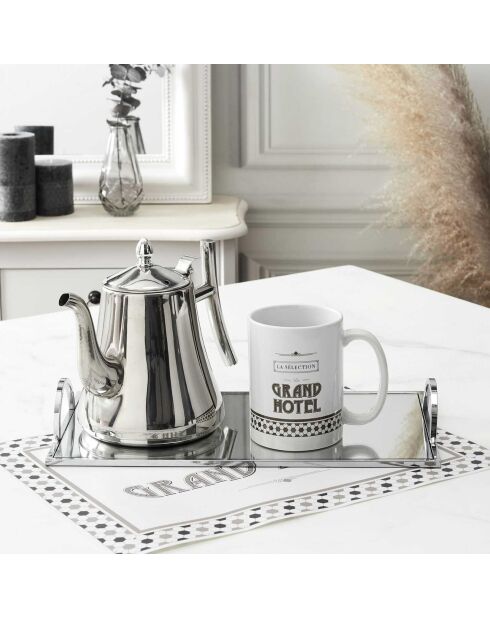 Théiere en inox inox - 22x14x16 cm