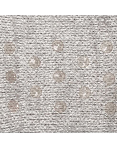 Chaussettes Tressées Sherpa grises - 42x2x11 cm