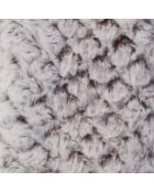 Chaussettes Sherpa Imitation Fourrure grise - 12x46x1 cm