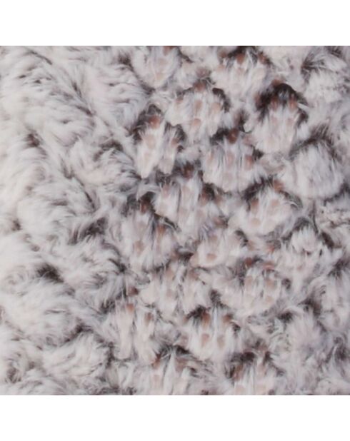 Chaussettes Sherpa Imitation Fourrure grise - 12x46x1 cm