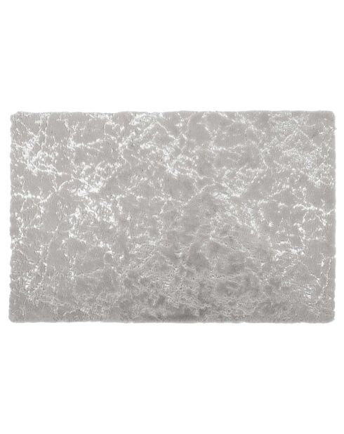 Tapis Imitation Fourrure gris/argenté - 120x170 cm