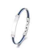 Bracelet Plaque en Acier