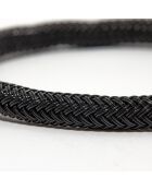 Bracelet en Acier tressé noir