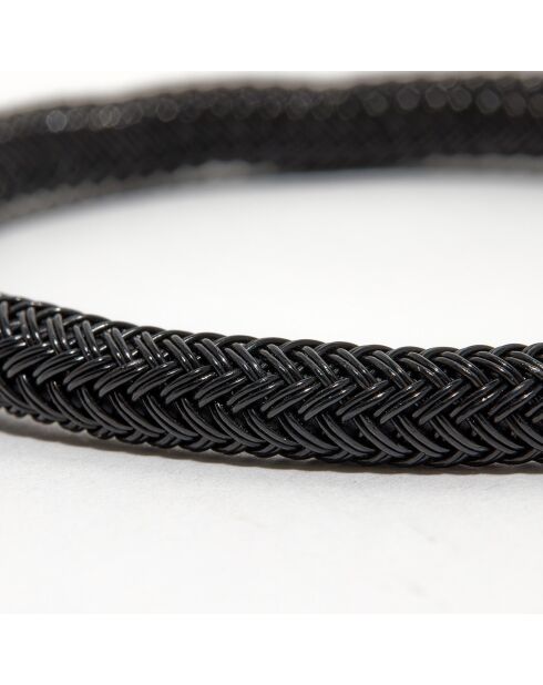 Bracelet en Acier tressé noir