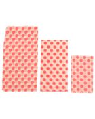 3 Voedselverpakkingen Katoen en rode was