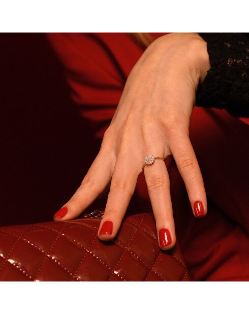 Bague Rabia Diamants 0.21 ct or jaune