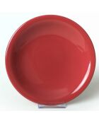 Service de table en céramique noir/rouge/blanc- 18 pièces