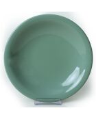 groen/witte keramische dinerset - 18 stuks