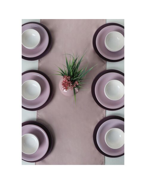 Service de table en céramique multioclore - 18 pièces