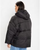 Doudoune Oversize 2 en 1 Campus manches amovibles anthracite