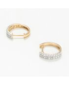 Isabella Ohrringe 0,26 Karat Gelbgold, Diamanten