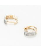 Orecchini Clélia in oro giallo 0,27 ct con diamanti