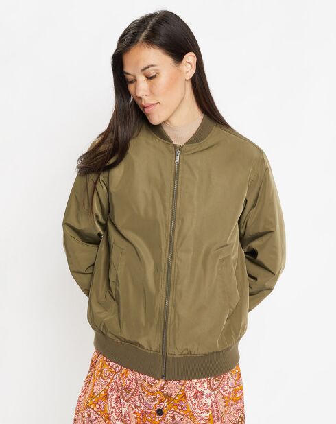 Blouson bombers Ridley vert kaki