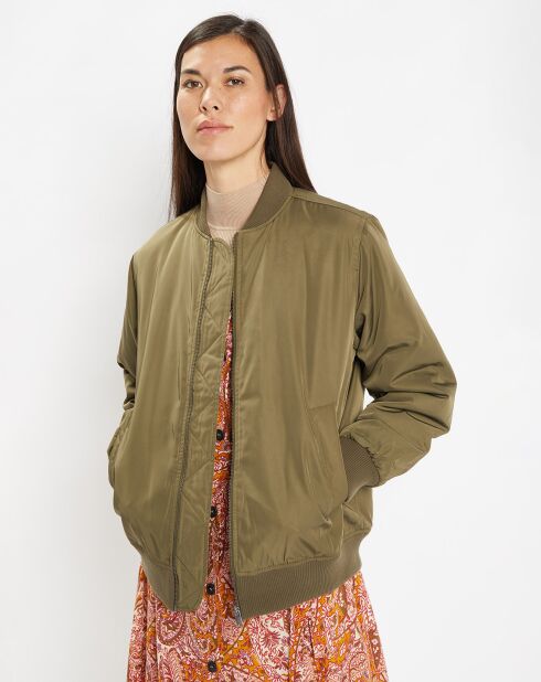 Blouson bombers Ridley vert kaki