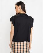 T-Shirt en Coton Oeko-Tex® Bettina noir