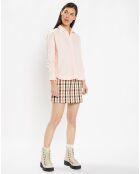 Blouse en Coton vareuse rose clair