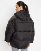 Doudoune Oversize 2 en 1 Campus manches amovibles anthracite